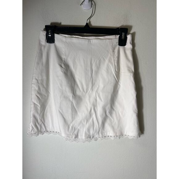 Fenity white knee length skirt size Small - Picture 1 of 3